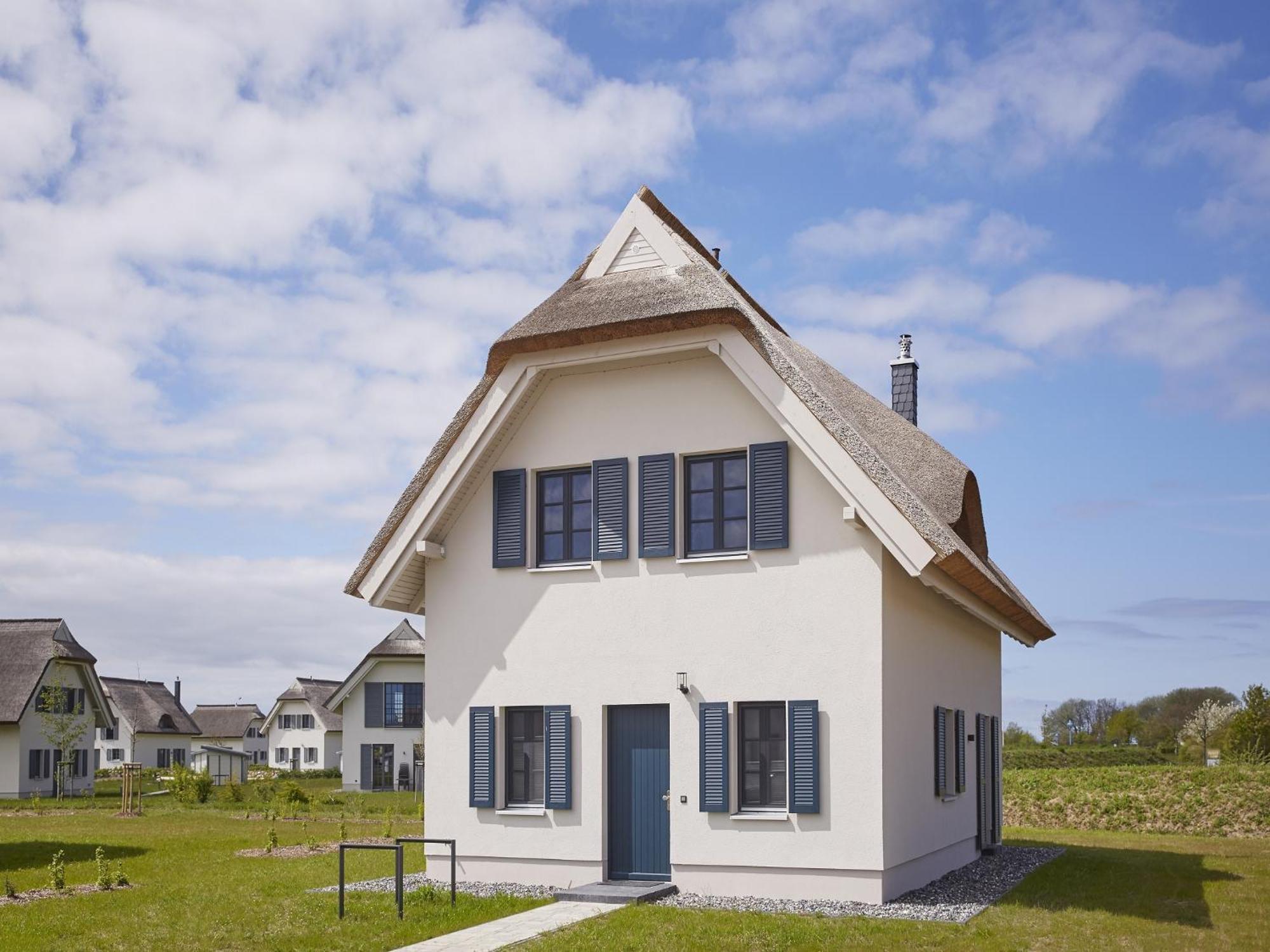 Reetland Am Meer - Premium Reetdachvilla Mit 3 Schlafzimmern, Sauna, Kamin Und Massagesessel F05 드란스케 외부 사진